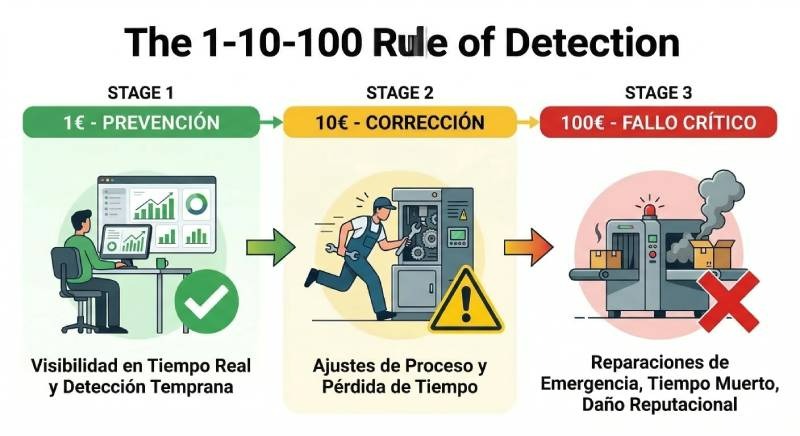 Regla de detección costes ocultos 1-10-100